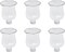 4E's Novelty Glass Candle Holder 6-Pack – Tulip Peg Votive Candle Holders for Candelabra & Décor